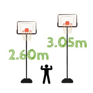 バスケゴールの高さはどれくらい 大人と子どもで違いは Arts Sports Club Eenen Osaka